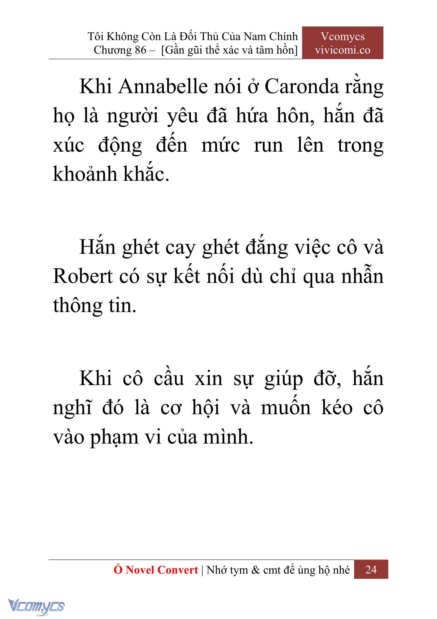 [Novel] Tôi Không Còn Là Đối Thủ Của Nam Chính Chapter 86 - Trang 2