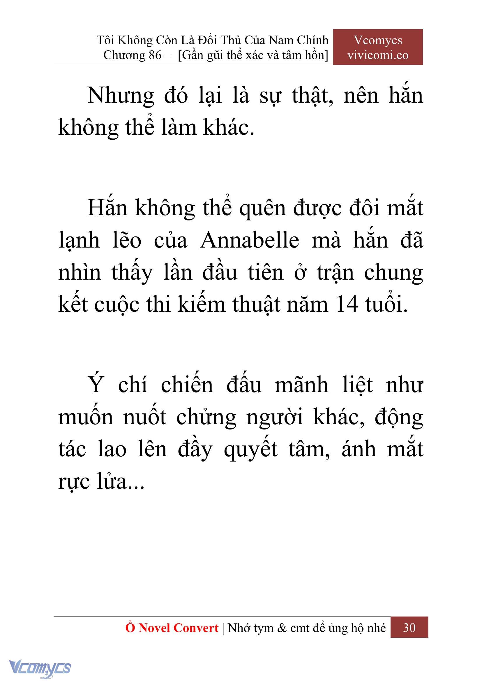 [Novel] Tôi Không Còn Là Đối Thủ Của Nam Chính Chapter 86 - Trang 2