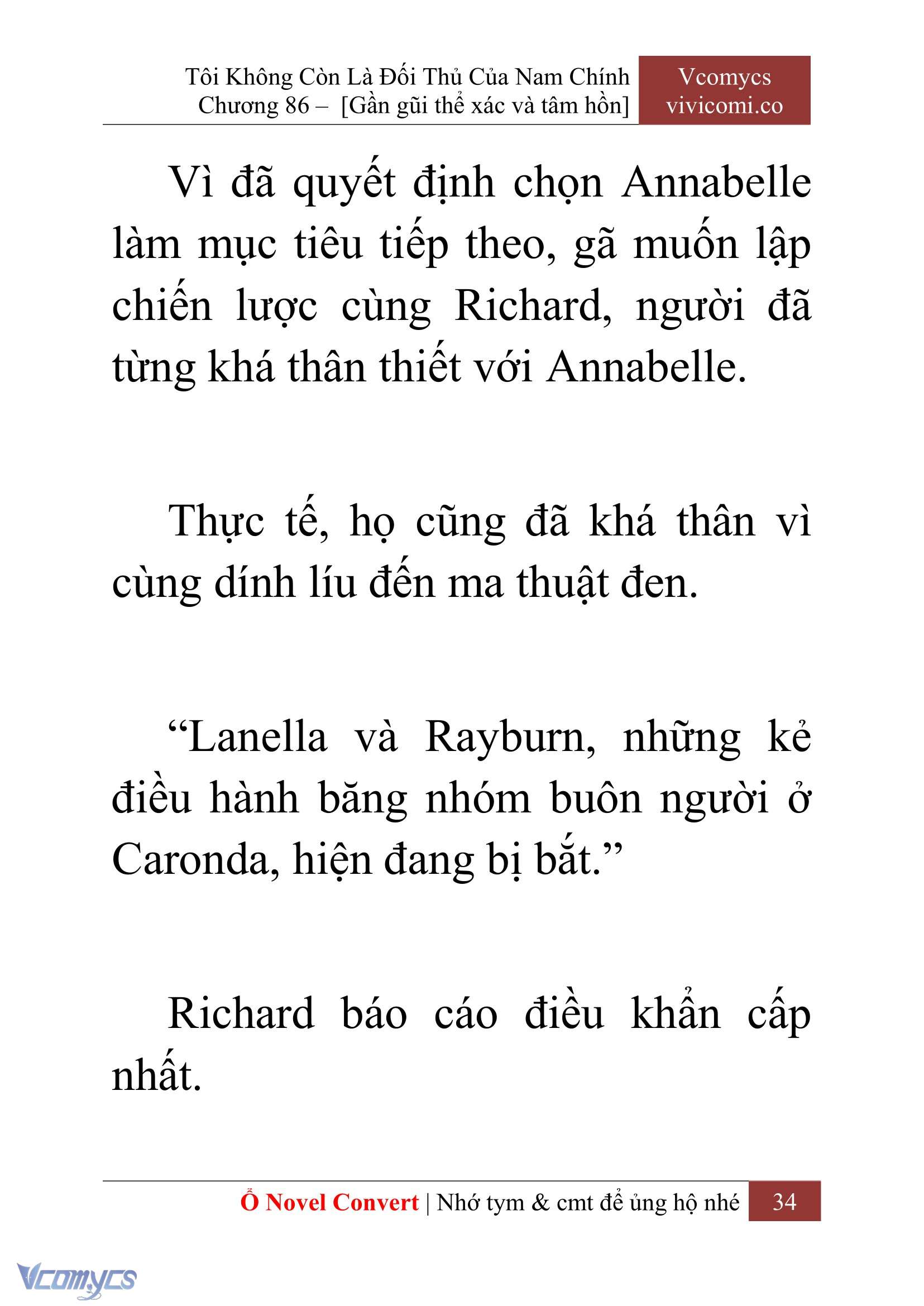 [Novel] Tôi Không Còn Là Đối Thủ Của Nam Chính Chapter 86 - Trang 2