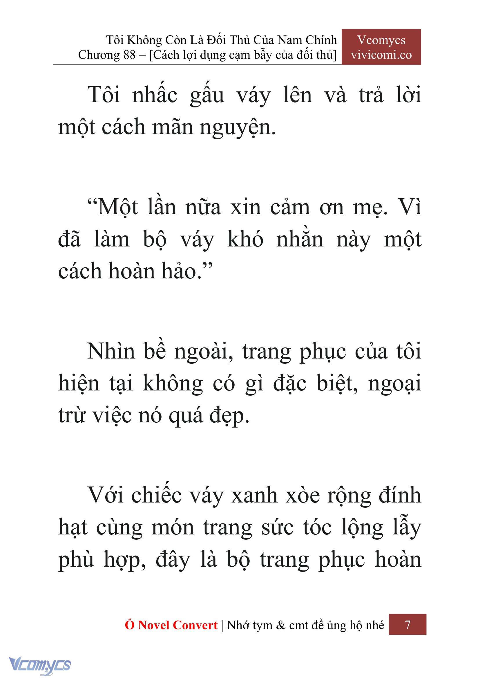 [Novel] Tôi Không Còn Là Đối Thủ Của Nam Chính Chapter 88 - Trang 2