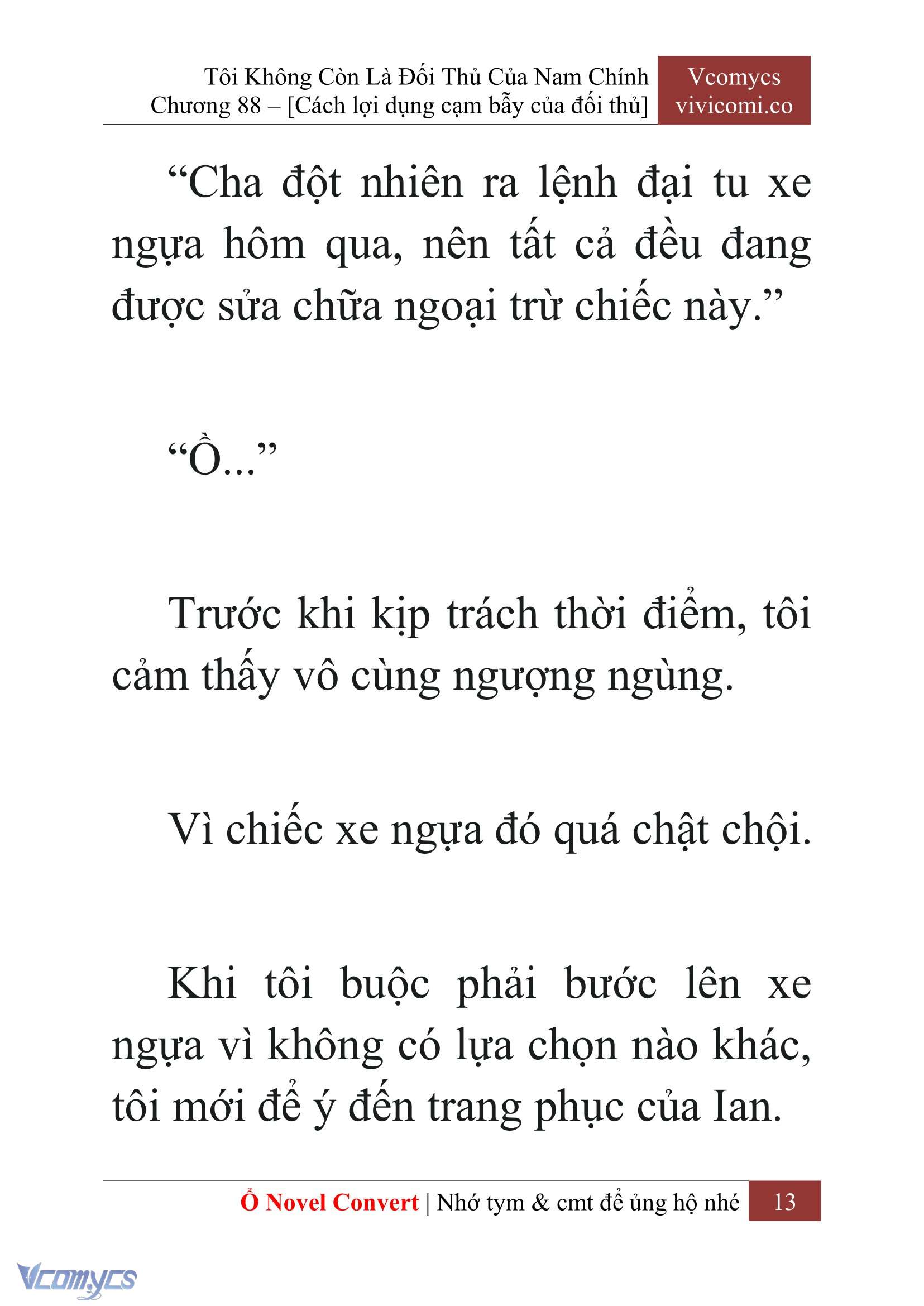 [Novel] Tôi Không Còn Là Đối Thủ Của Nam Chính Chapter 88 - Trang 2