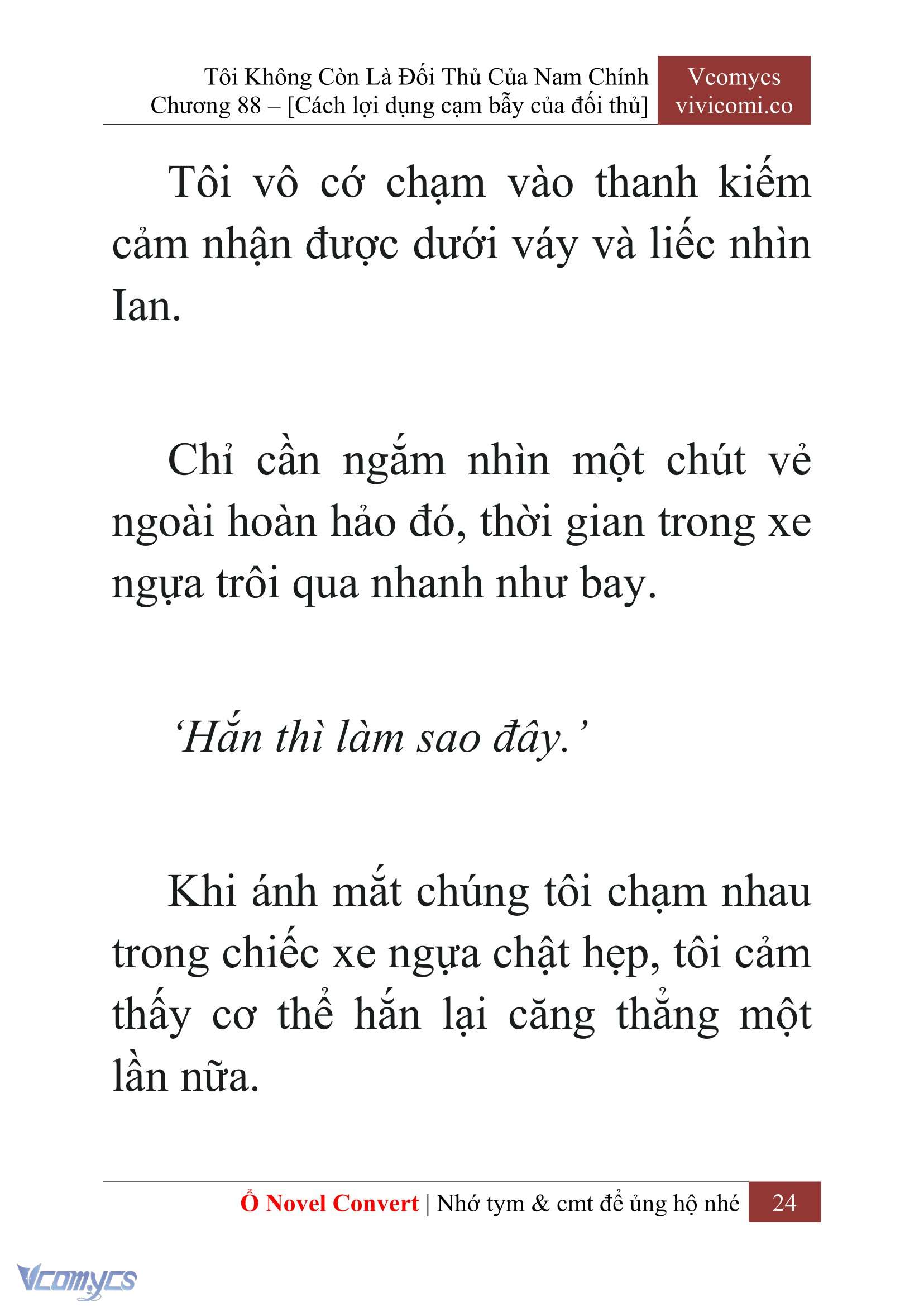 [Novel] Tôi Không Còn Là Đối Thủ Của Nam Chính Chapter 88 - Trang 2