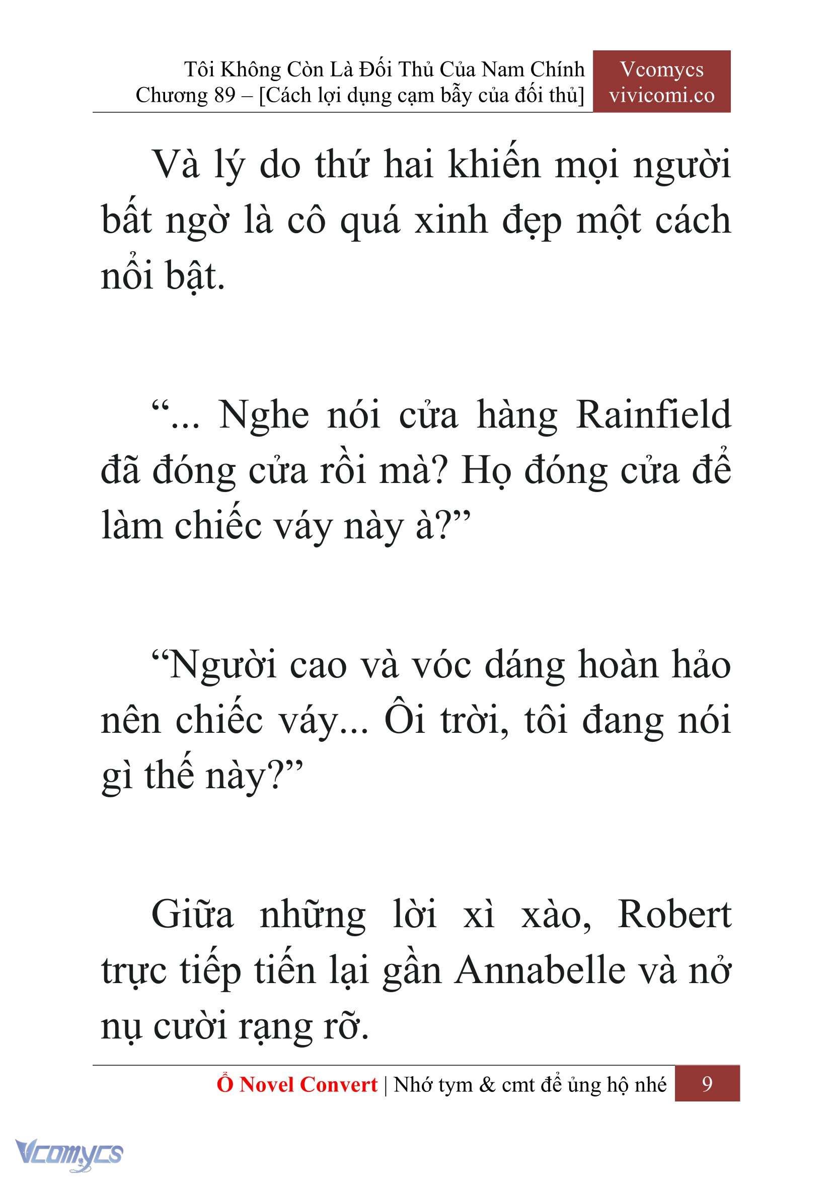 [Novel] Tôi Không Còn Là Đối Thủ Của Nam Chính Chapter 89 - Trang 2