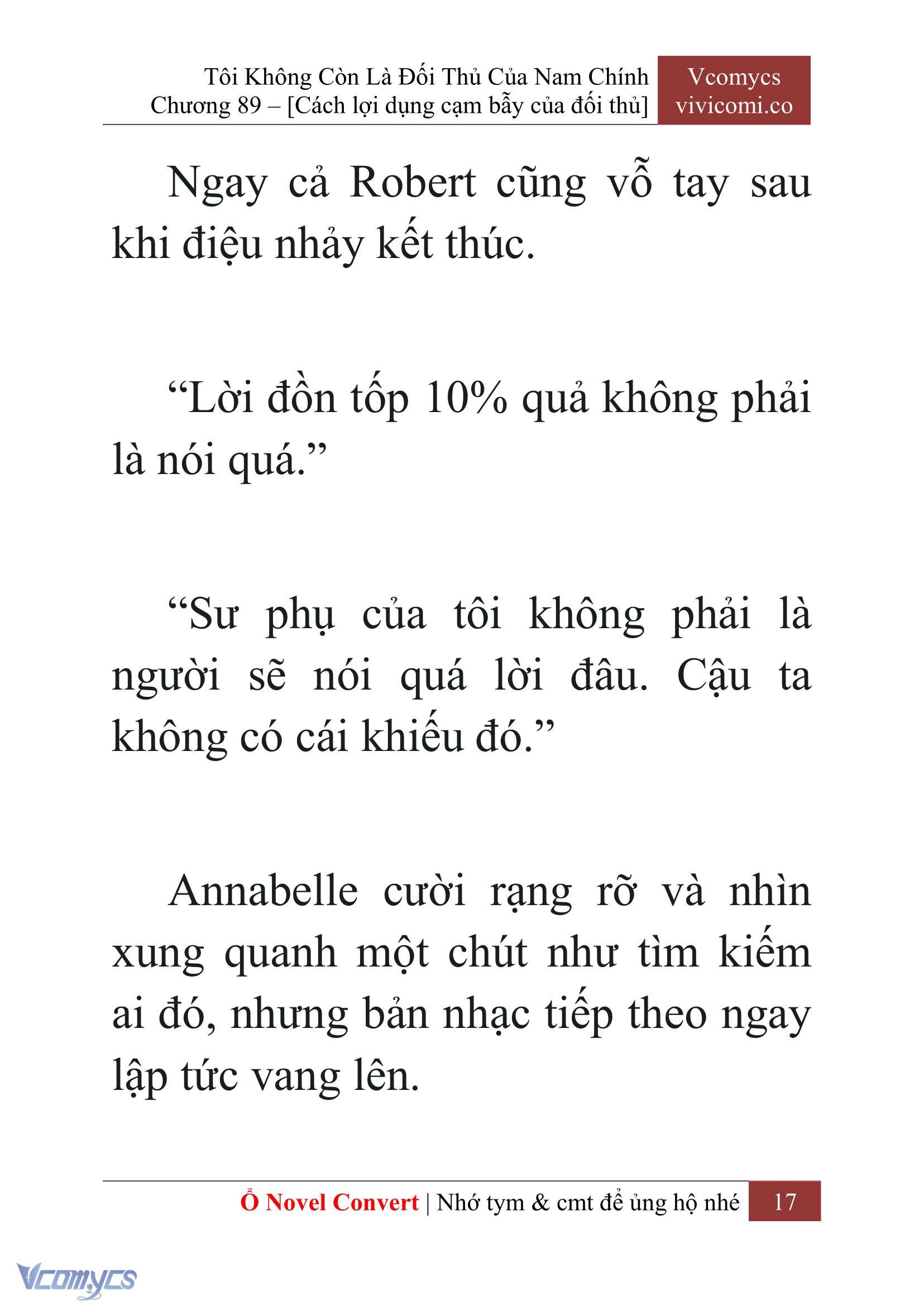 [Novel] Tôi Không Còn Là Đối Thủ Của Nam Chính Chapter 89 - Trang 2