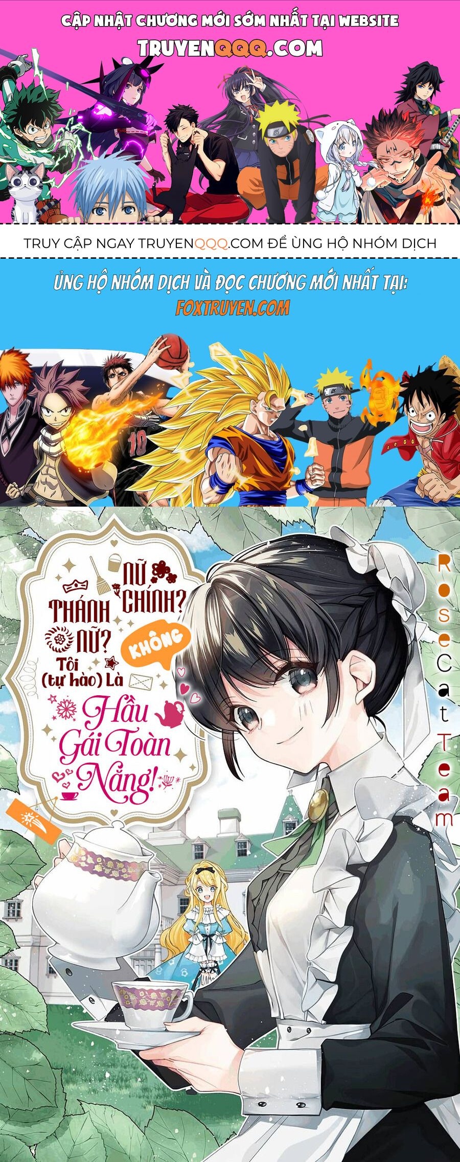 Nữ Chính? Thánh Nữ? Không, Tôi (Tự Hào) Là Hầu Gái Toàn Năng! Chapter 1 - Trang 2