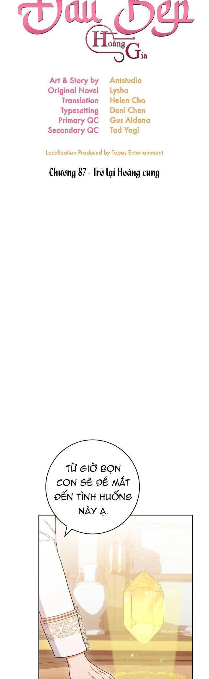 Nữ Đầu Bếp Hoàng Gia Chapter 87 - Trang 2