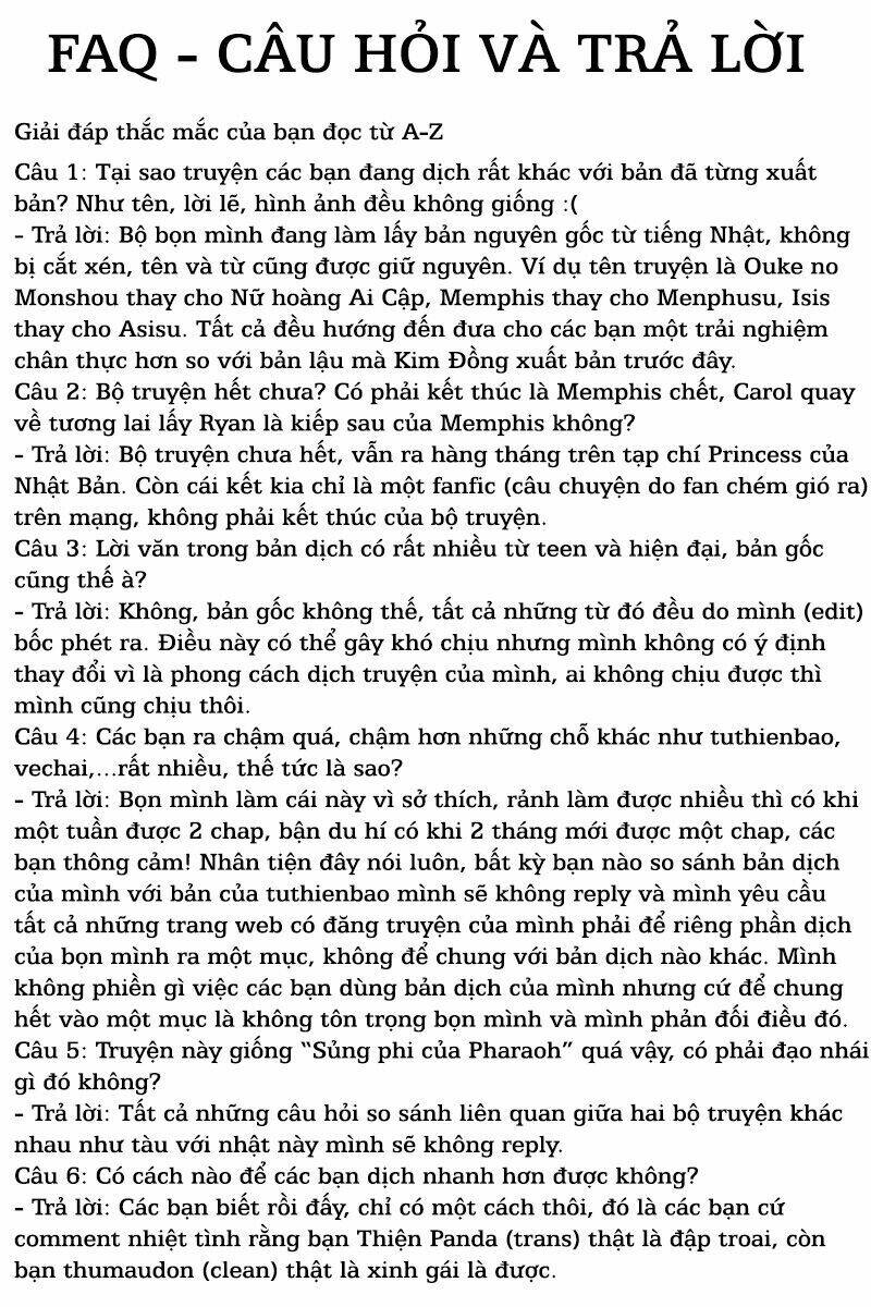 Nữ Hoàng Ai Cập Chapter 98 - Trang 2