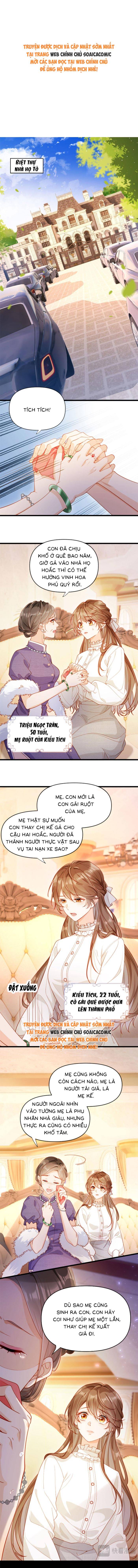 Nụ Hôn Xung Hỉ: Đại Lão Thực Vật Sống Lại Rồi! Chapter 1 - Trang 2