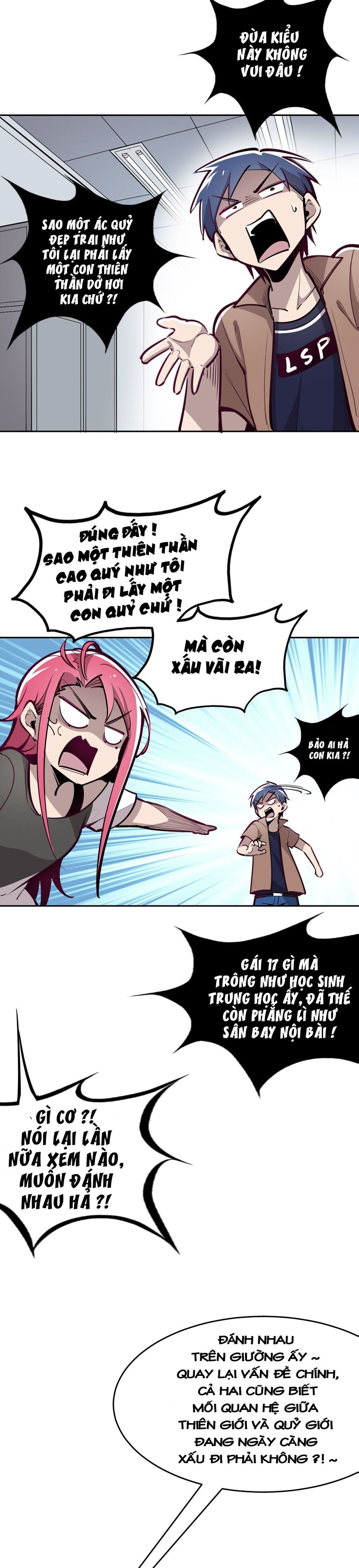 Oan Gia Chung Nhà: Thiên Thần X Ác Quỷ, Sao Mà Thân Được!? Chapter 3 - Trang 2