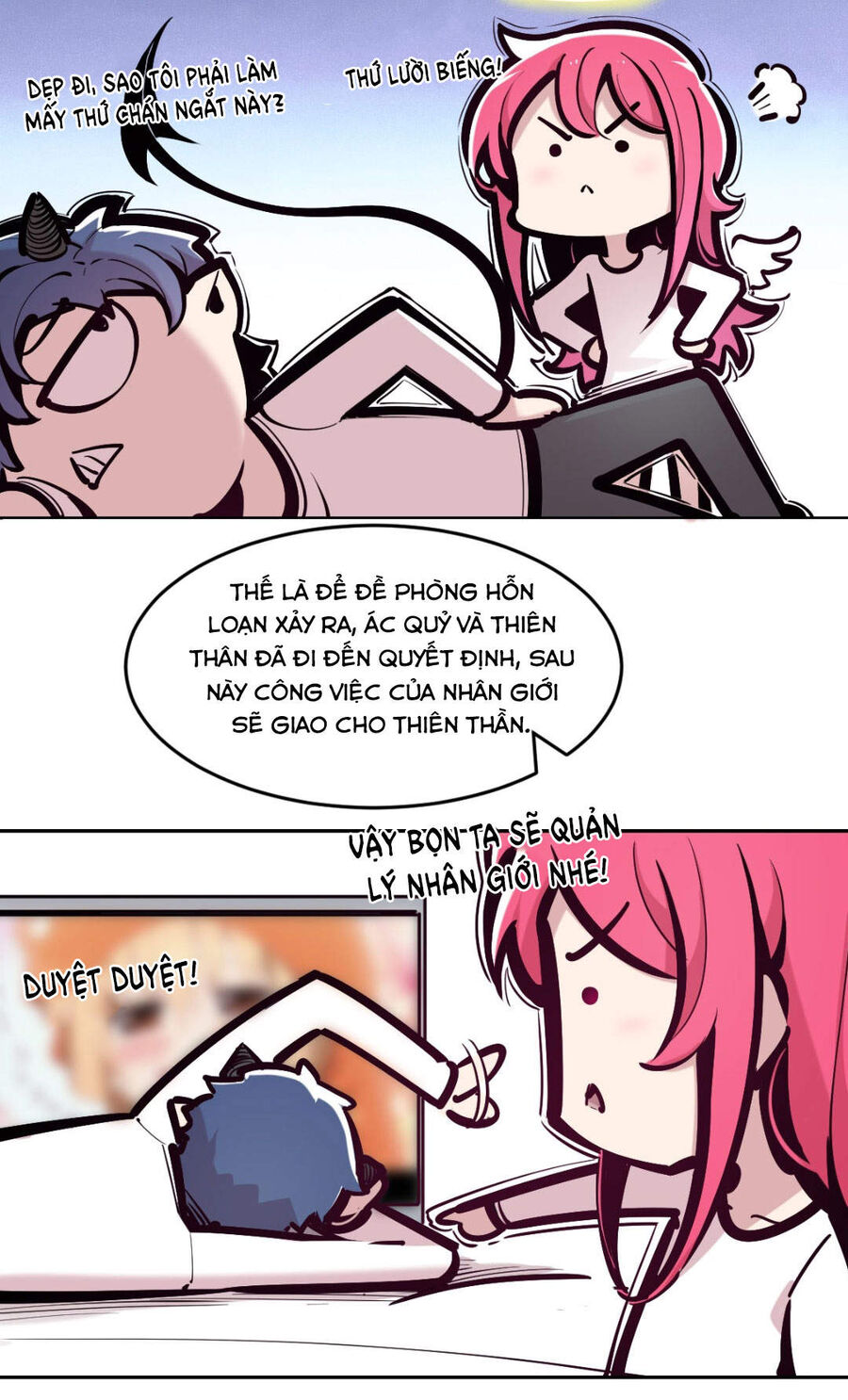 Oan Gia Chung Nhà: Thiên Thần X Ác Quỷ, Sao Mà Thân Được!? Chapter 86 - Trang 2