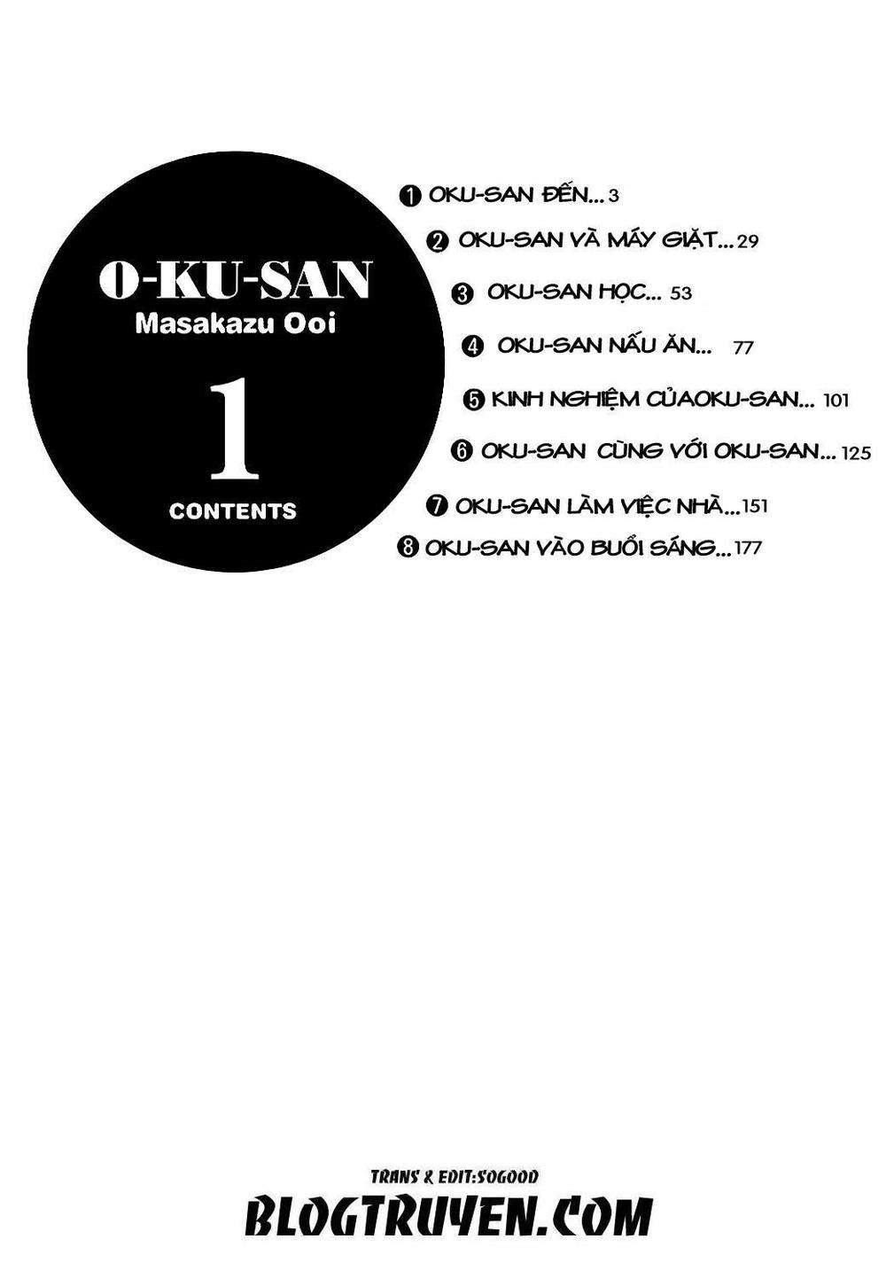 Okusan Chapter 1 - Trang 2