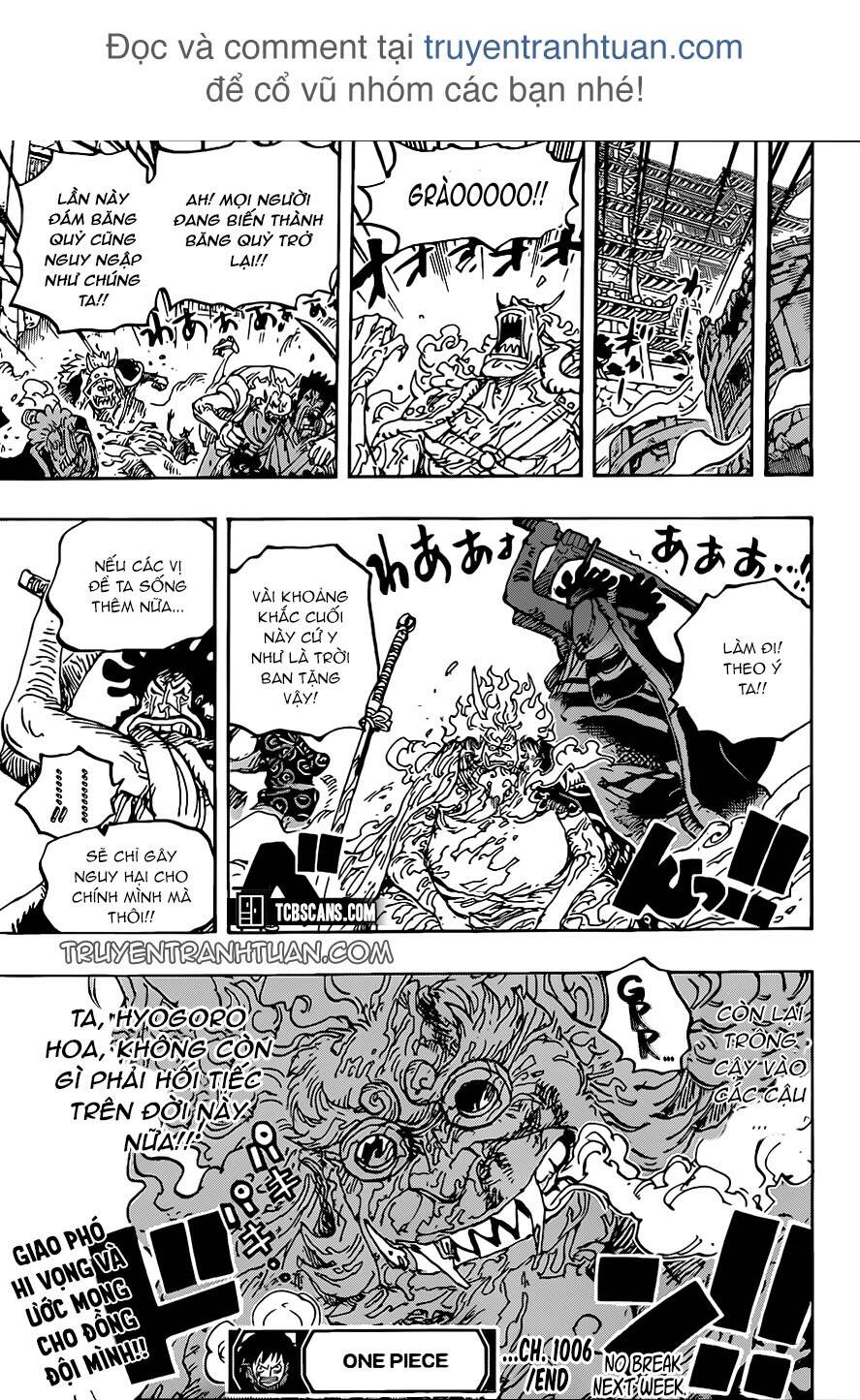 One Piece Chapter 1006 - Trang 2