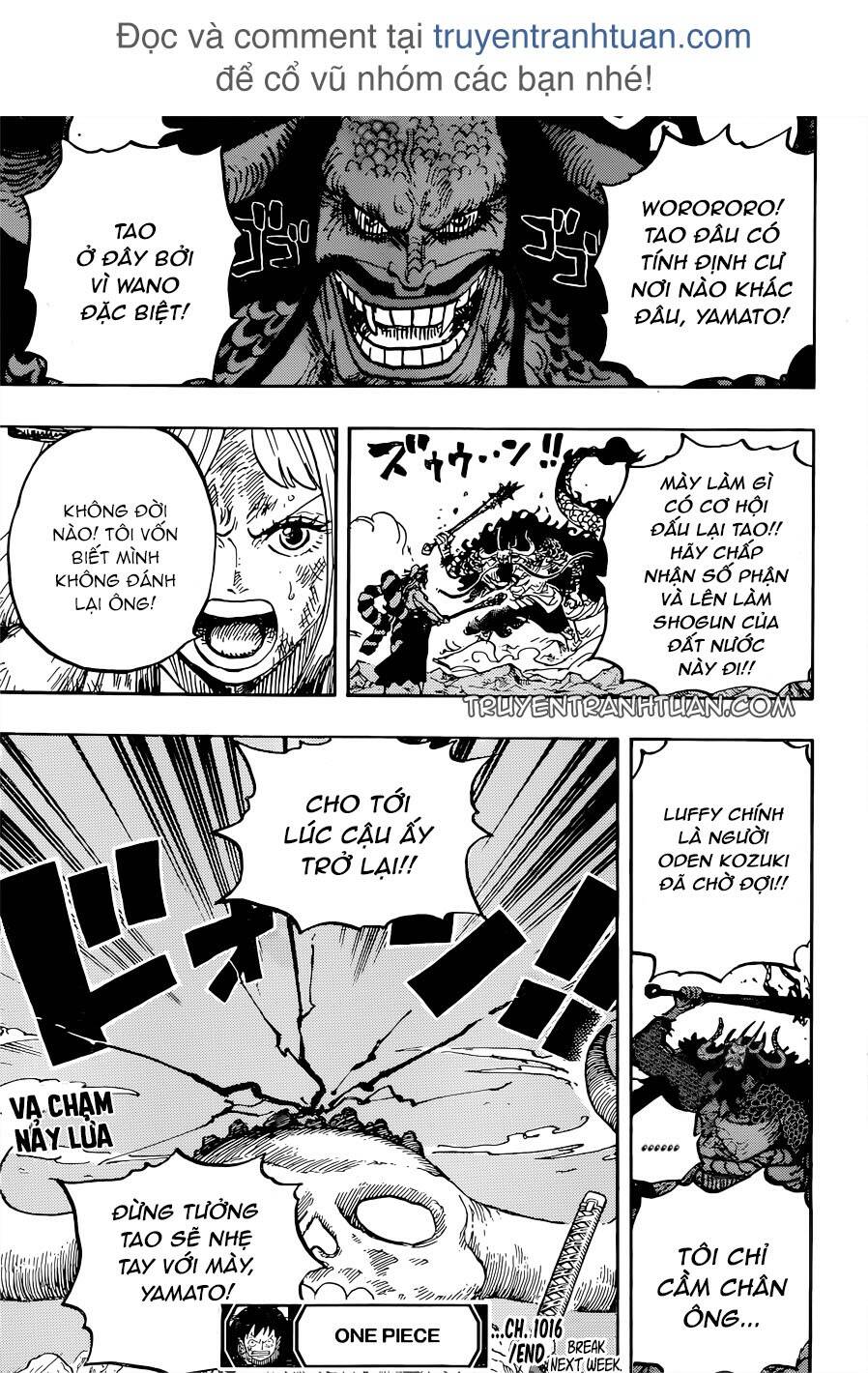 One Piece Chapter 1016 - Trang 2
