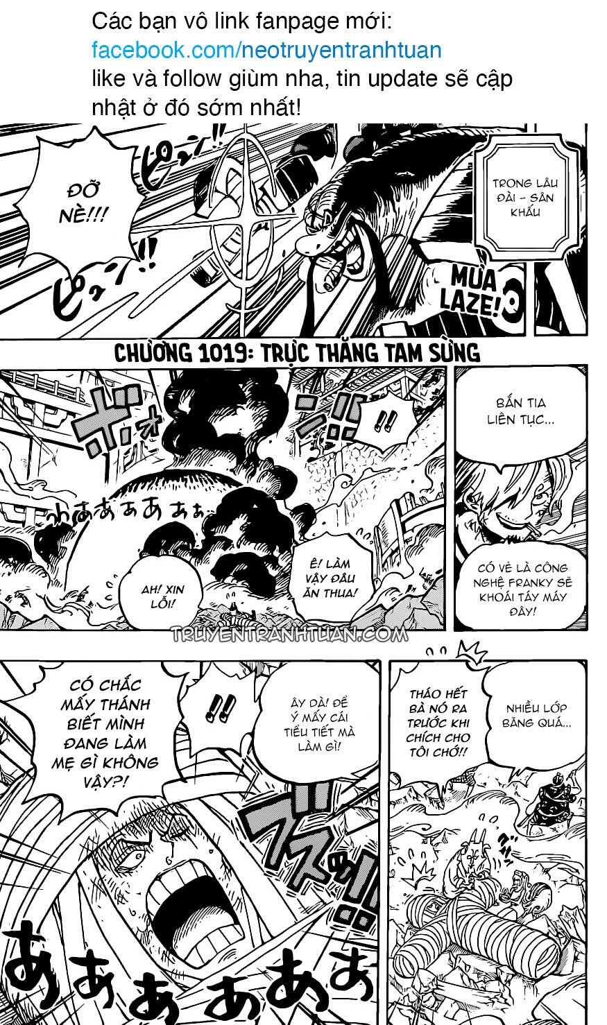 One Piece Chapter 1019 - Trang 2