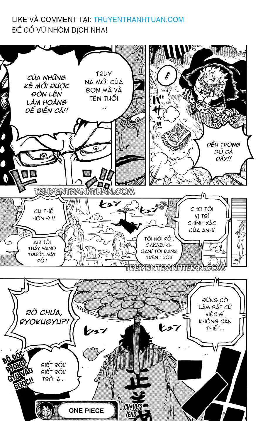 One Piece Chapter 1052 - Trang 2