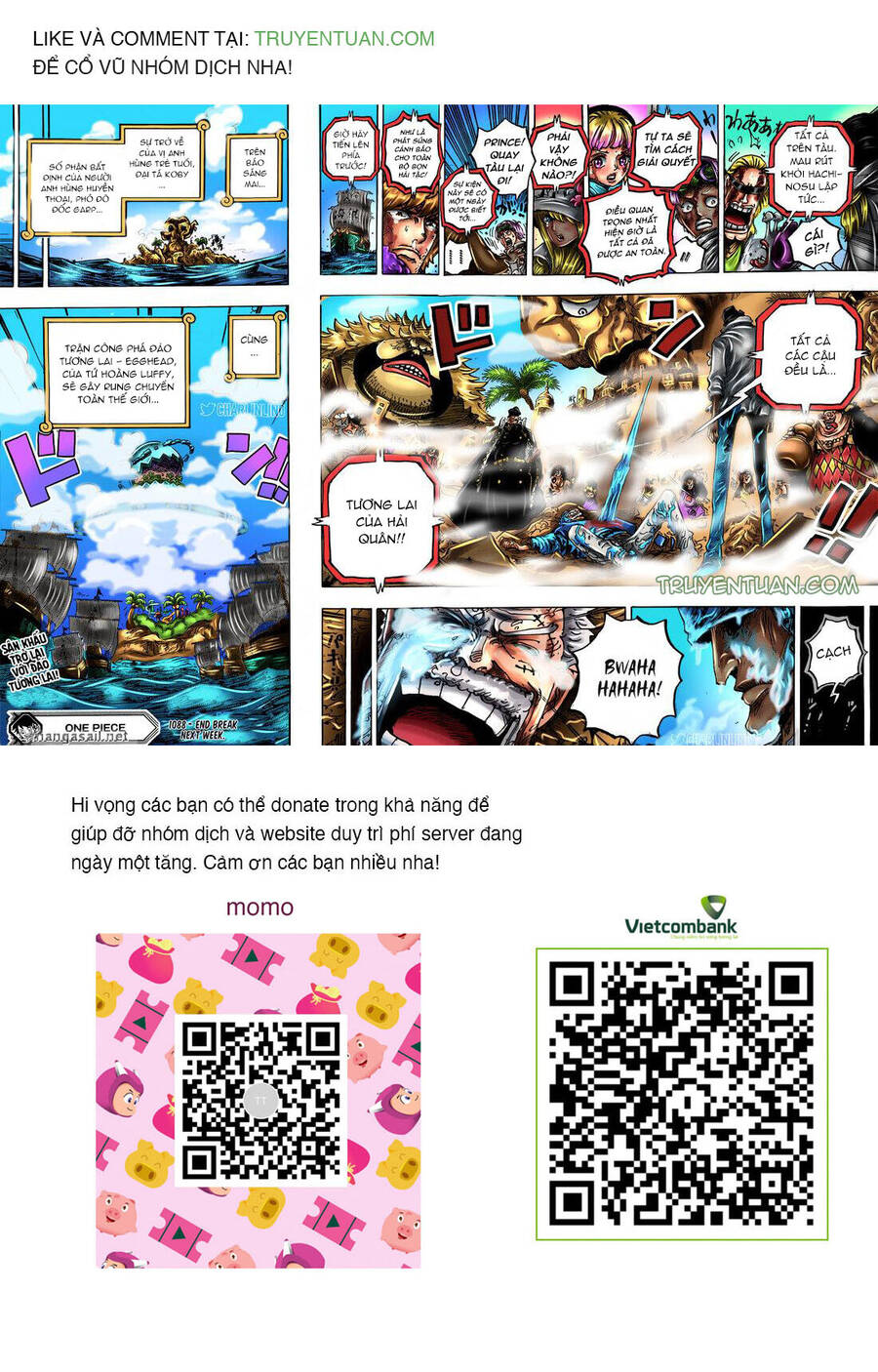 One Piece Chapter 1088 - Trang 2