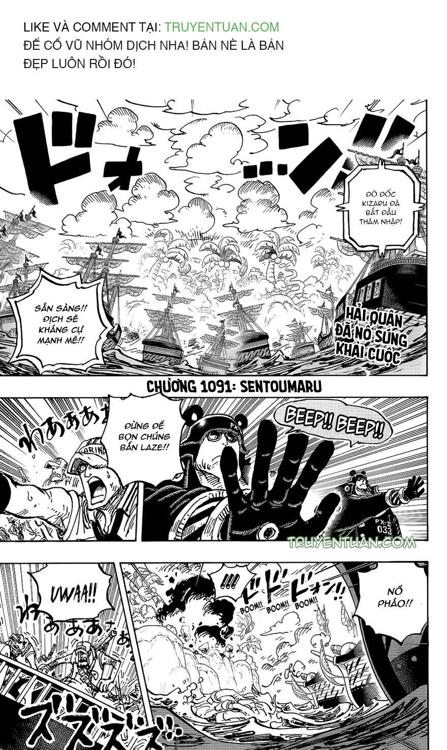 One Piece Chapter 1091 - Trang 2