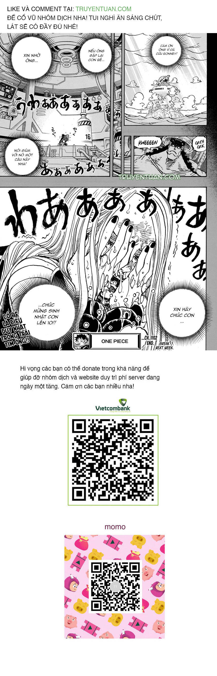 One Piece Chapter 1102 - Trang 2