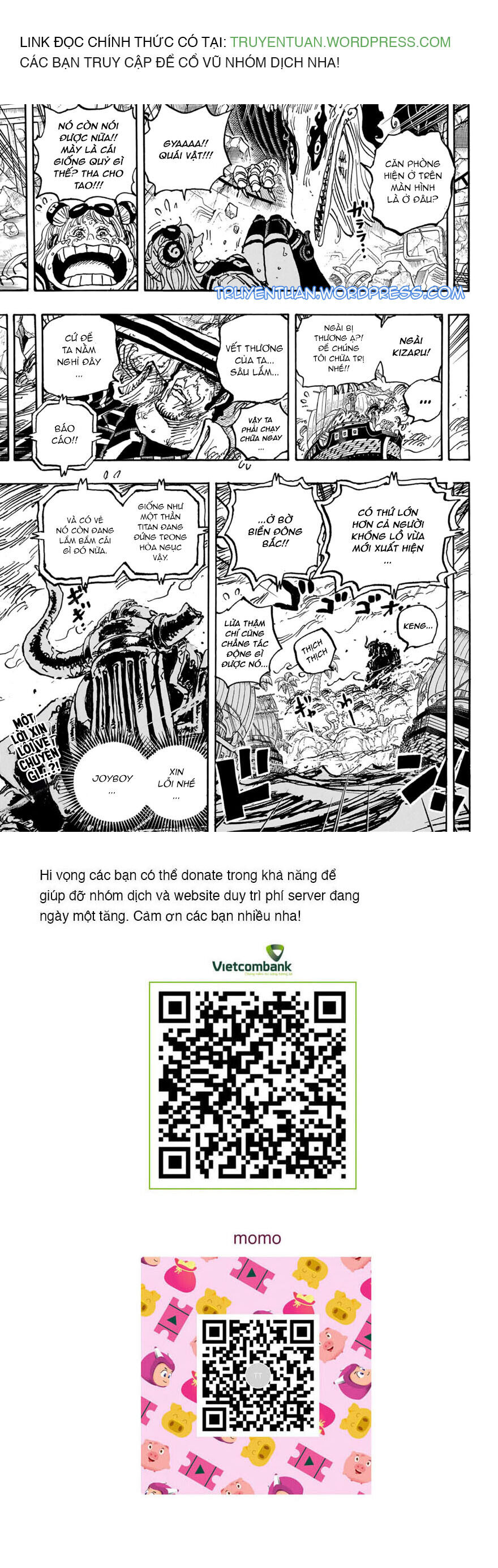 One Piece Chapter 1111 - Trang 2