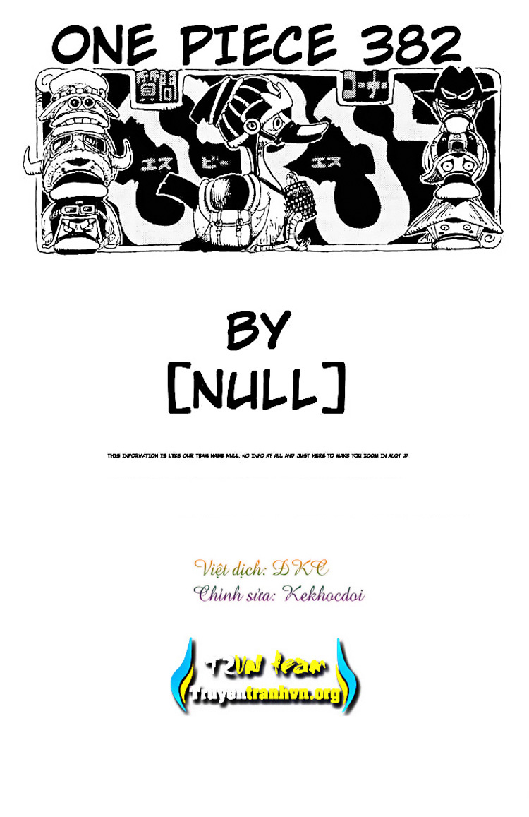 One Piece Chapter 382 - Trang 2