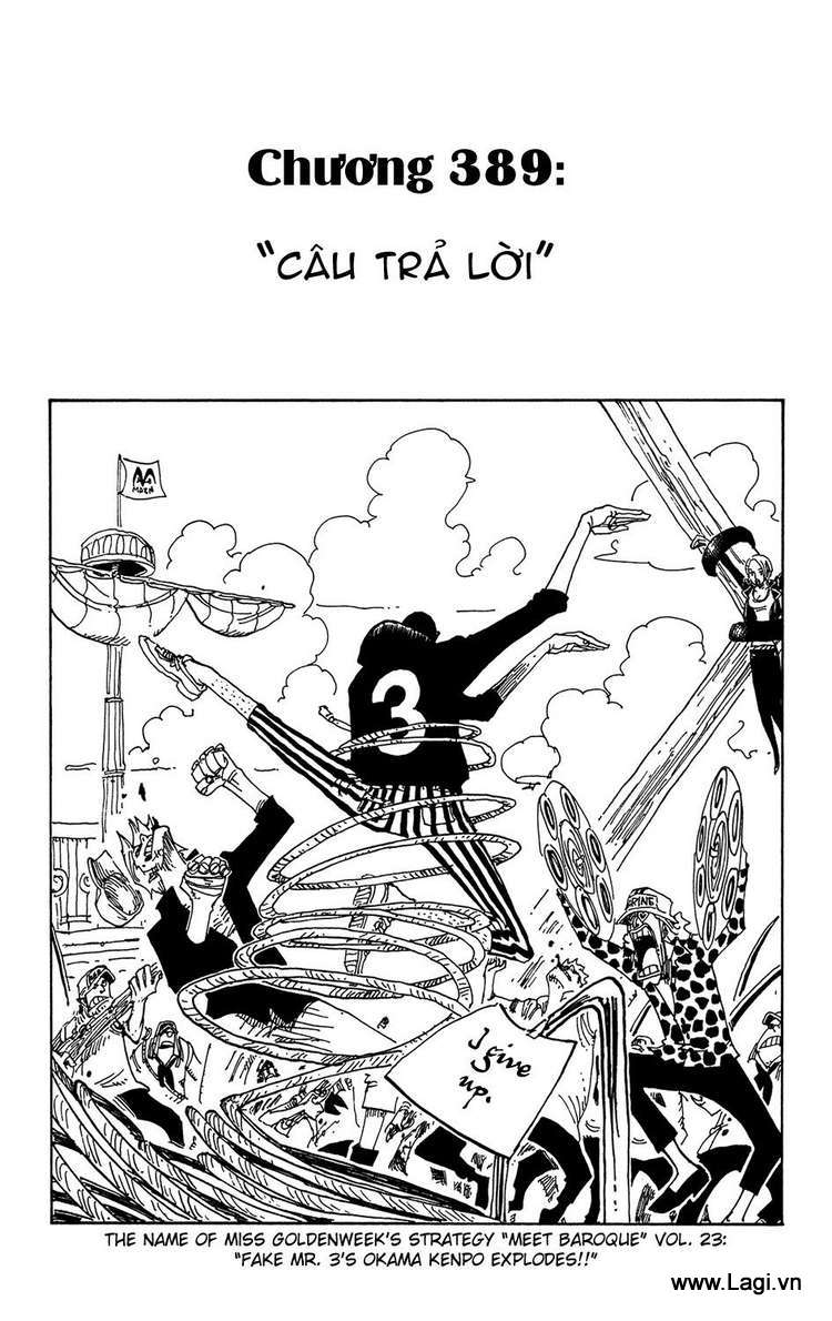 One Piece Chapter 389 - Trang 2