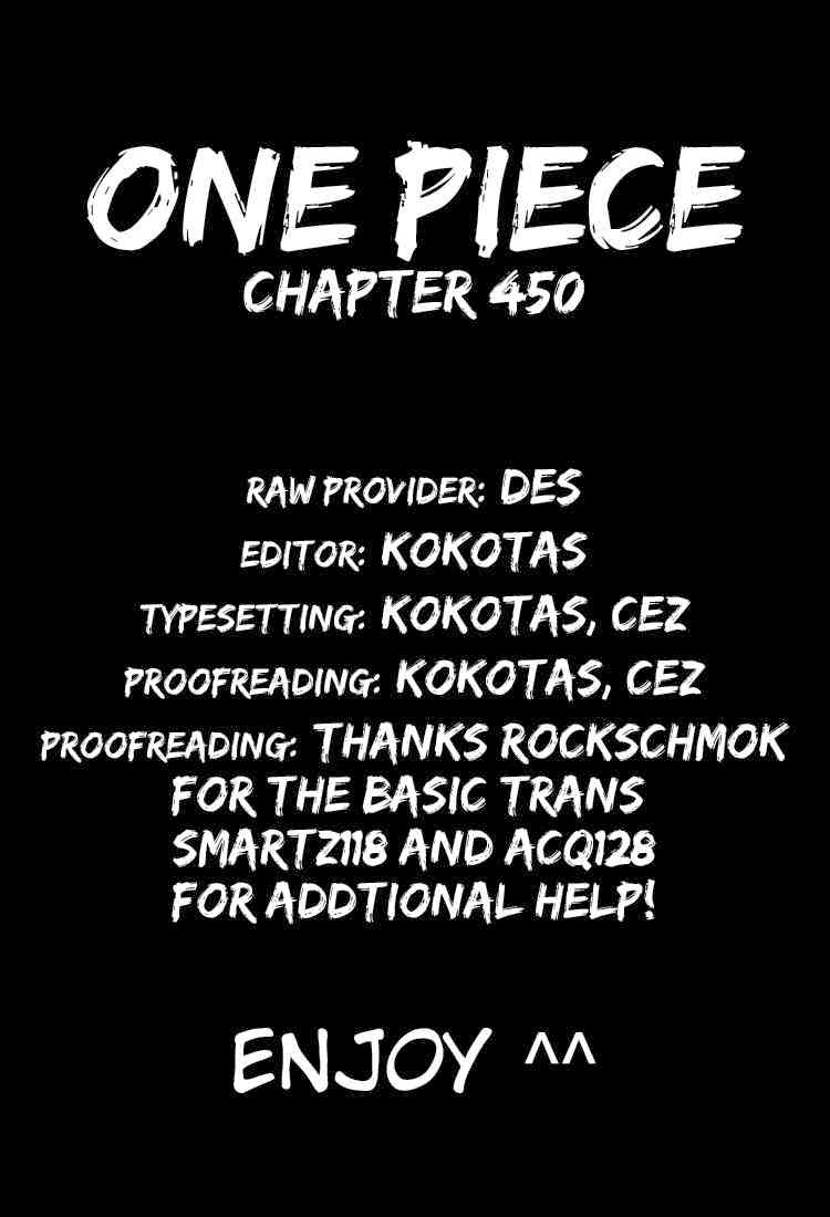 One Piece Chapter 450 - Trang 2