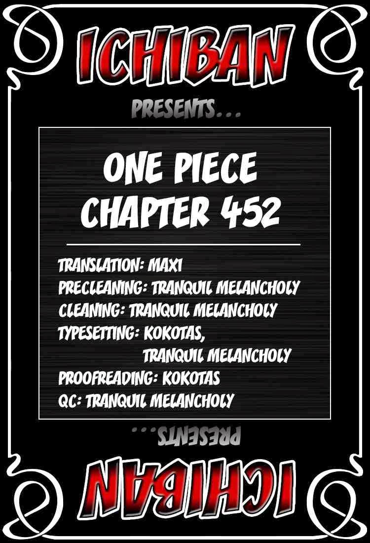One Piece Chapter 452 - Trang 2