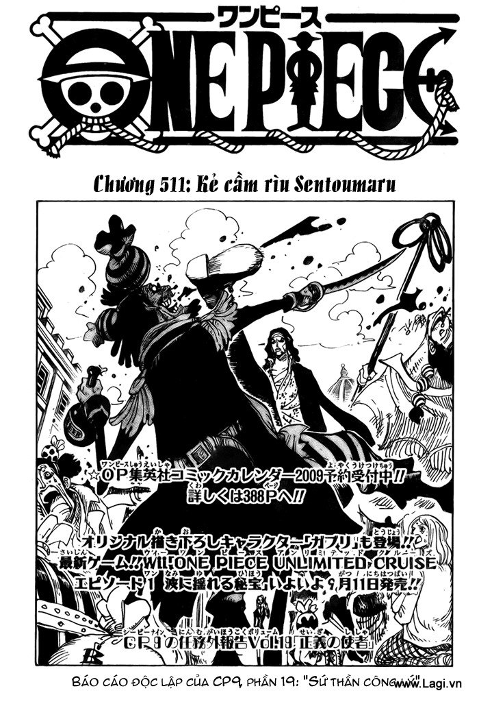 One Piece Chapter 511 - Trang 2
