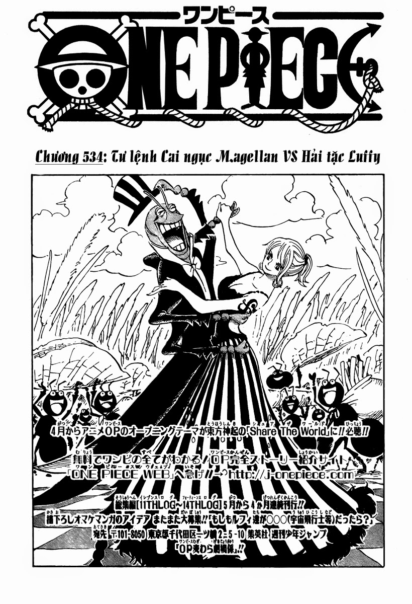 One Piece Chapter 534 - Trang 2
