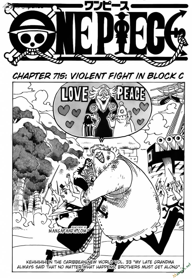 One Piece Chapter 715 - Trang 2