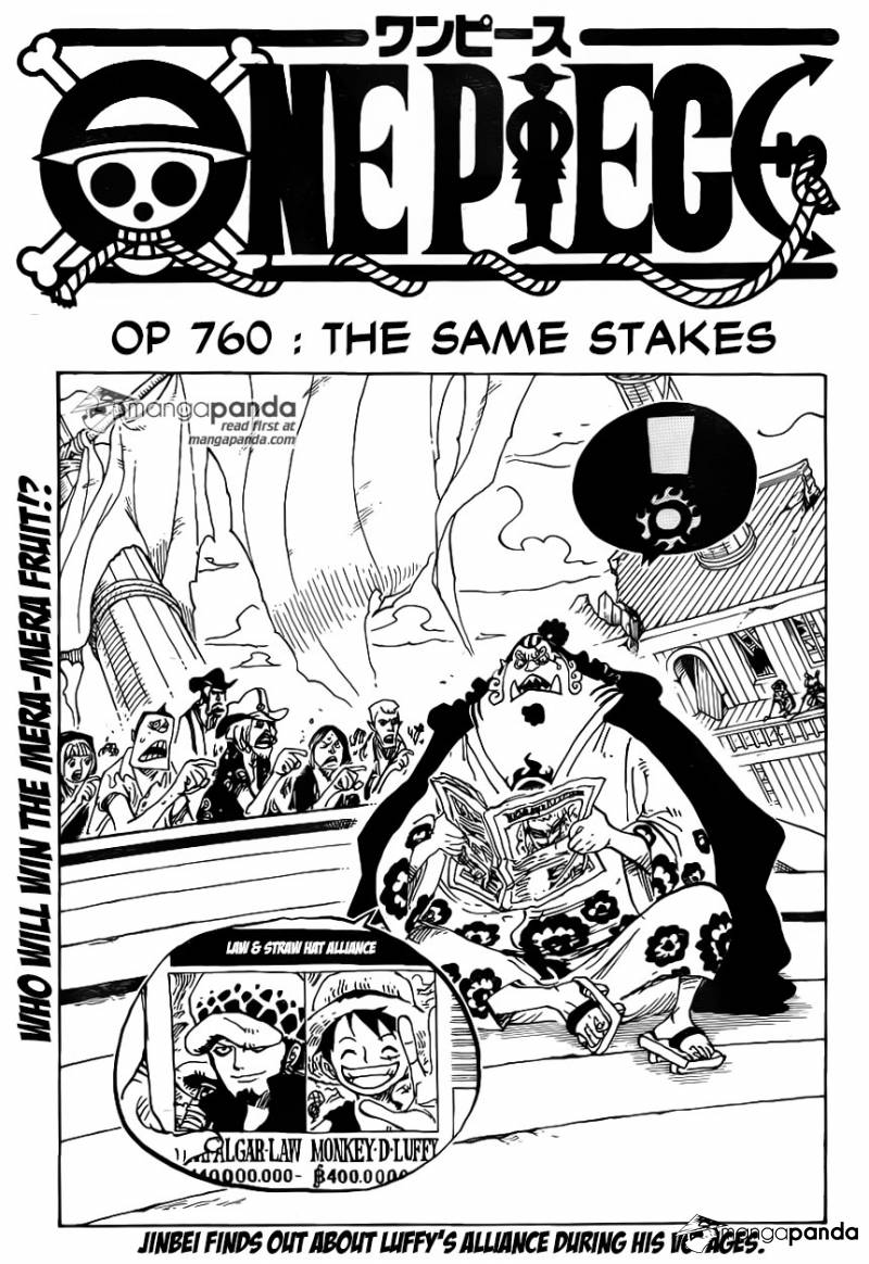 One Piece Chapter 760 - Trang 2