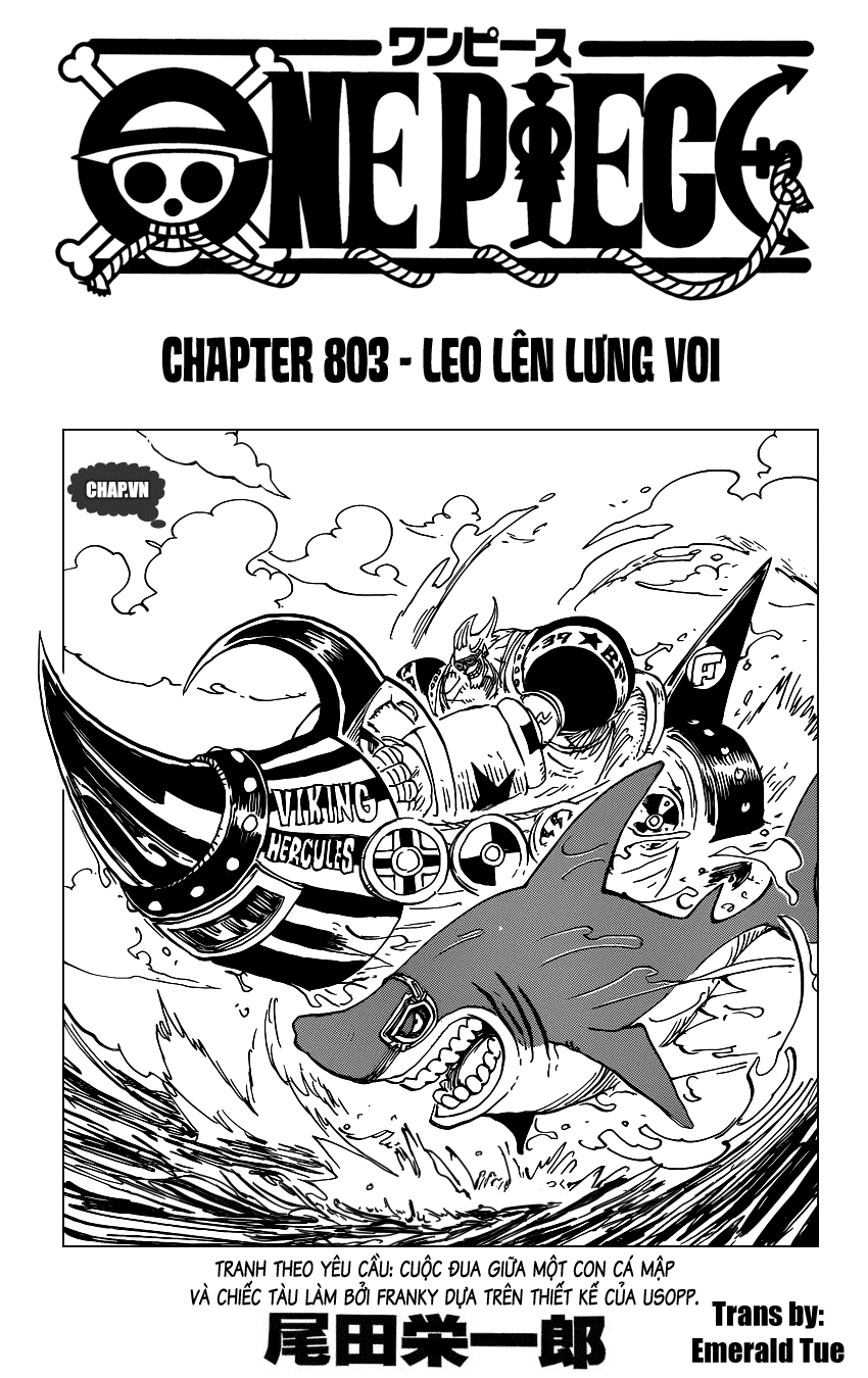 One Piece Chapter 803 - Trang 2