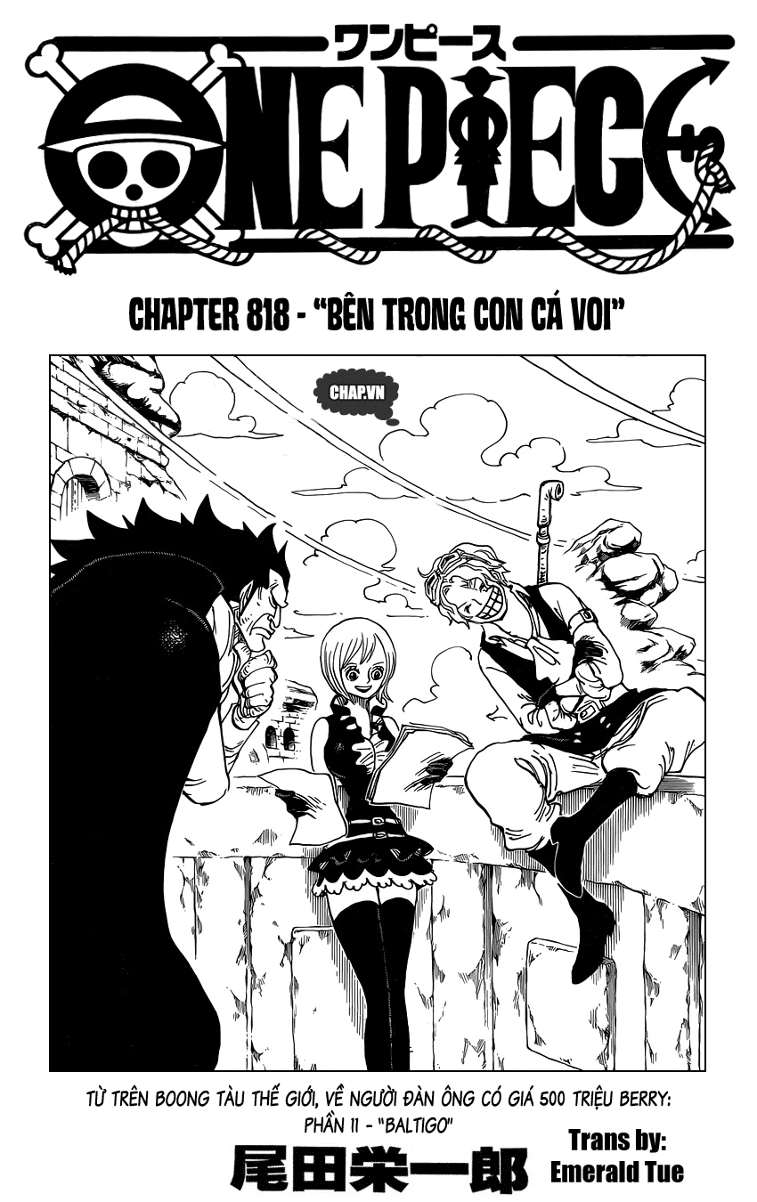 One Piece Chapter 818 - Trang 2