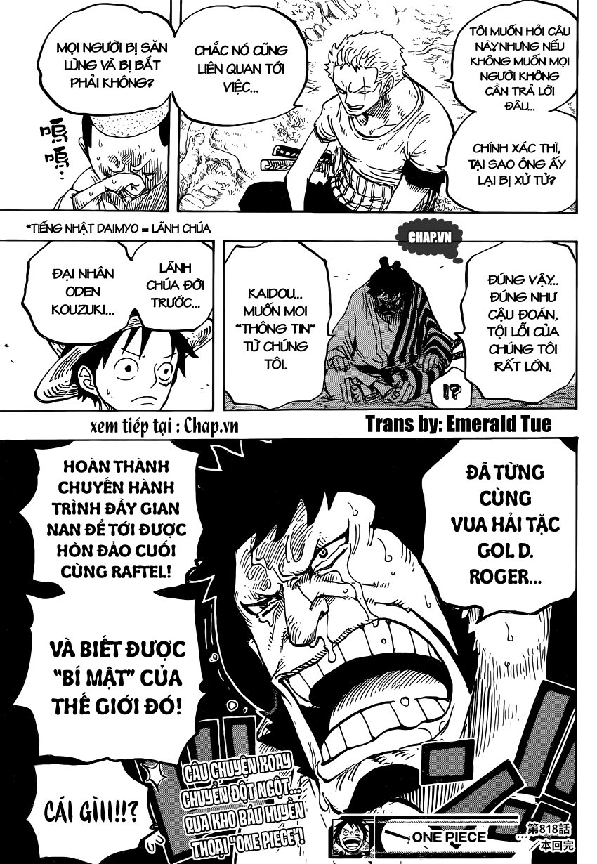 One Piece Chapter 818 - Trang 2