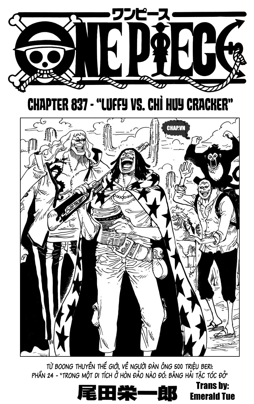 One Piece Chapter 837 - Trang 2