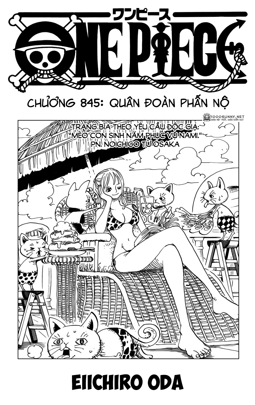 One Piece Chapter 845 - Trang 2