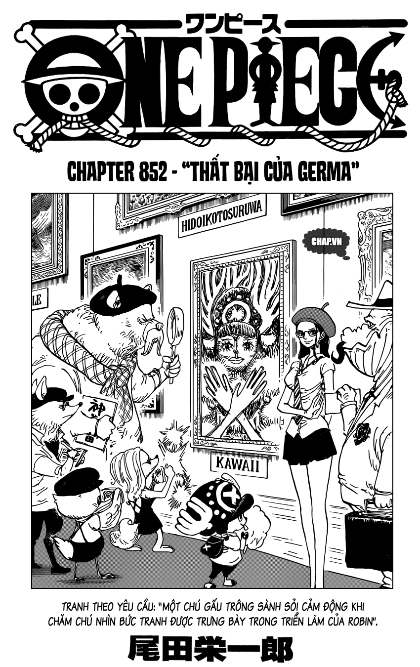 One Piece Chapter 852 - Trang 2