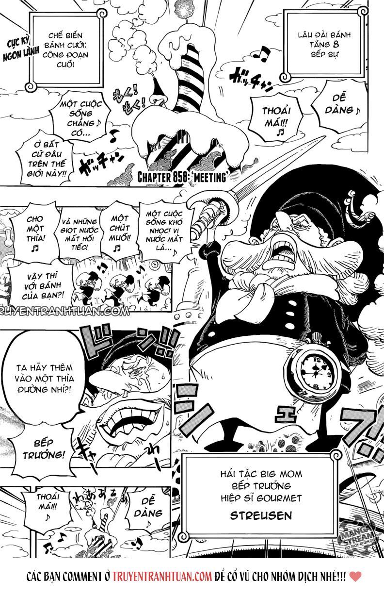 One Piece Chapter 858 - Trang 2
