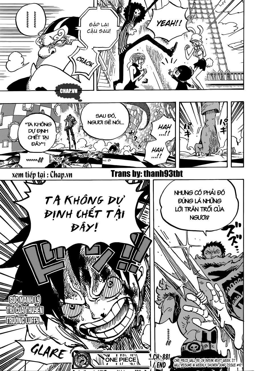 One Piece Chapter 881 - Trang 2