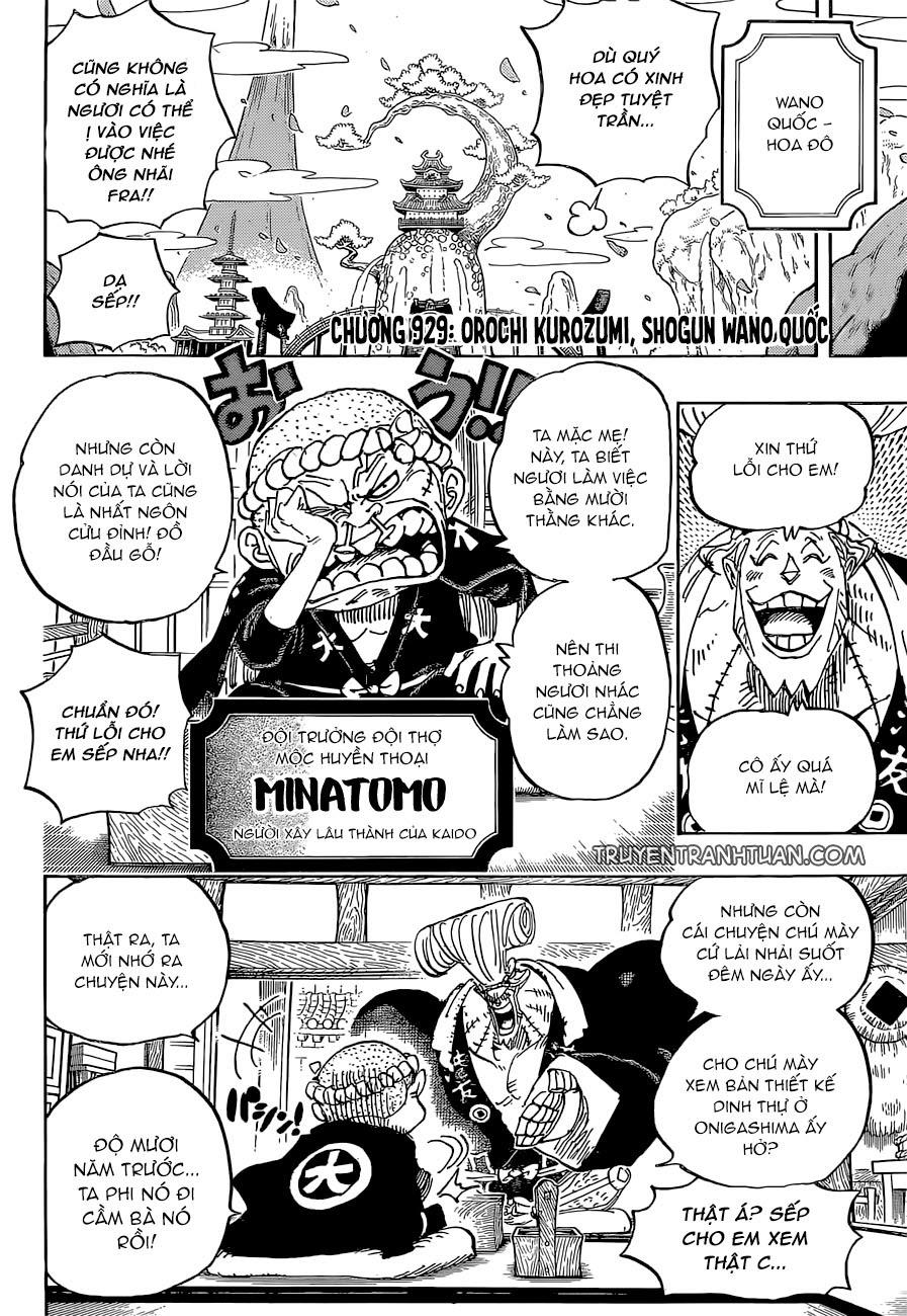 One Piece Chapter 929 - Trang 2