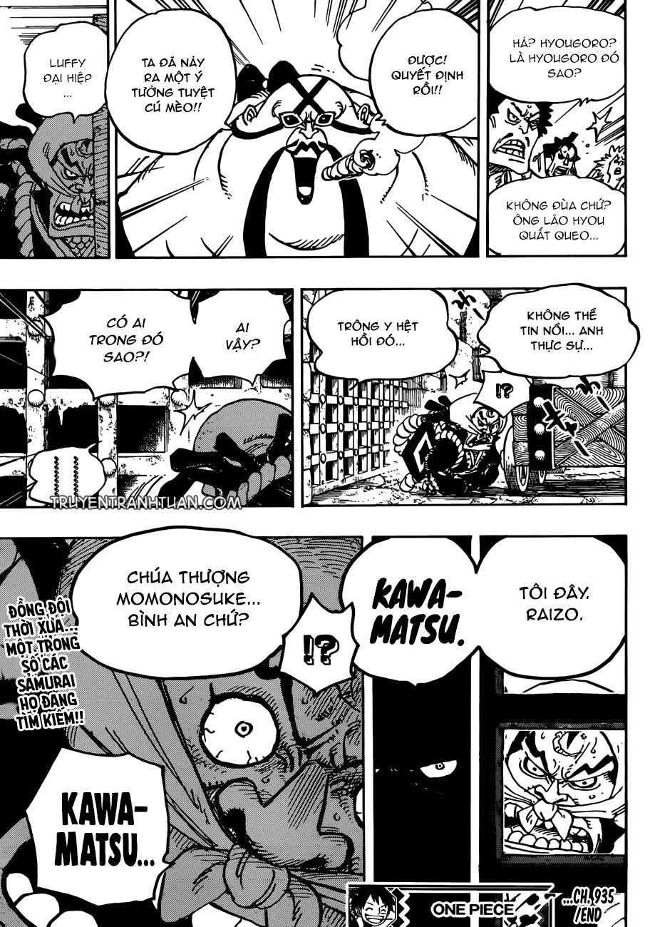 One Piece Chapter 935 - Trang 2