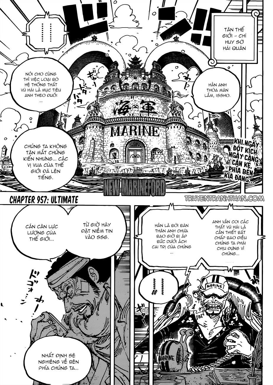 One Piece Chapter 957 - Trang 2