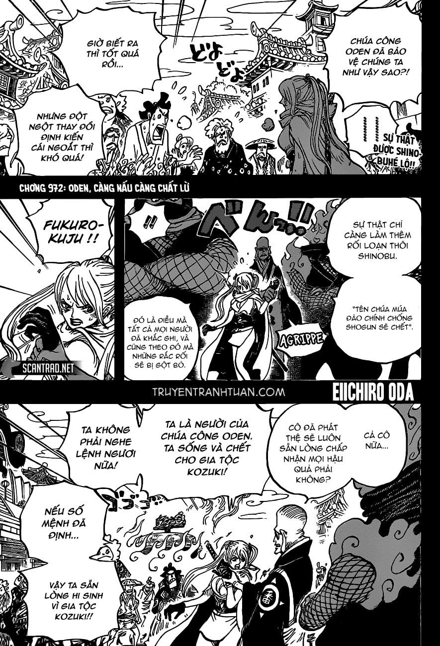 One Piece Chapter 972 - Trang 2