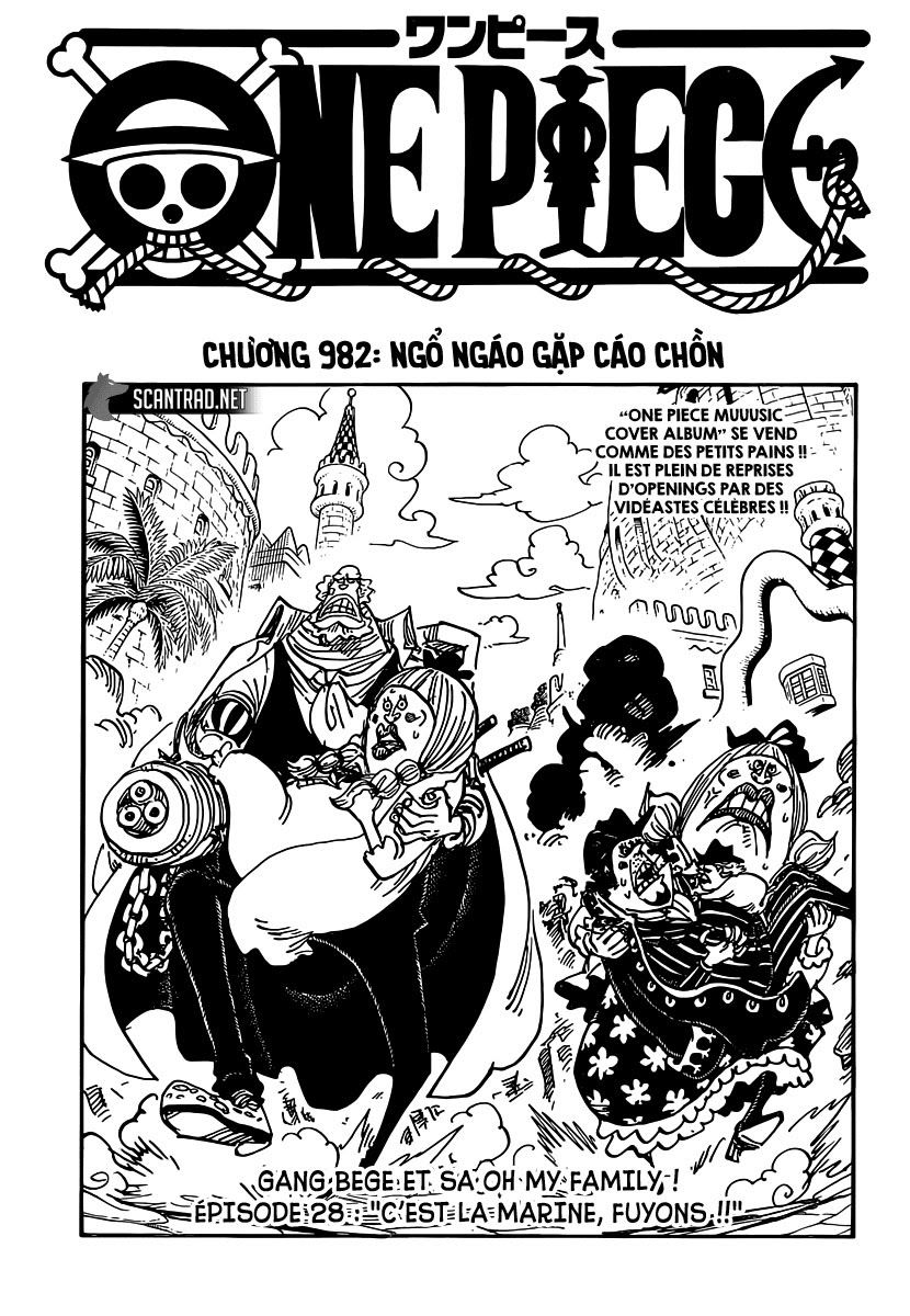 One Piece Chapter 982 - Trang 2