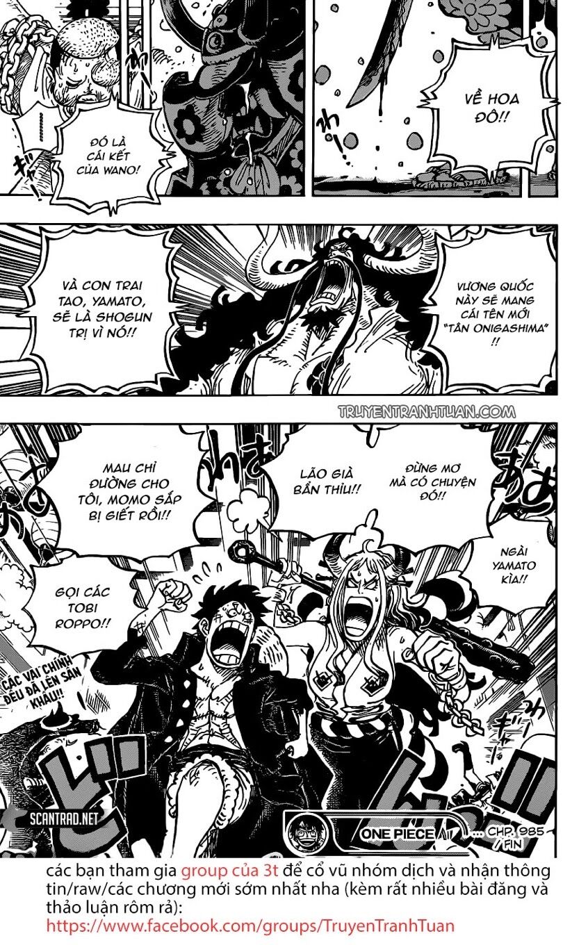 One Piece Chapter 985 - Trang 2