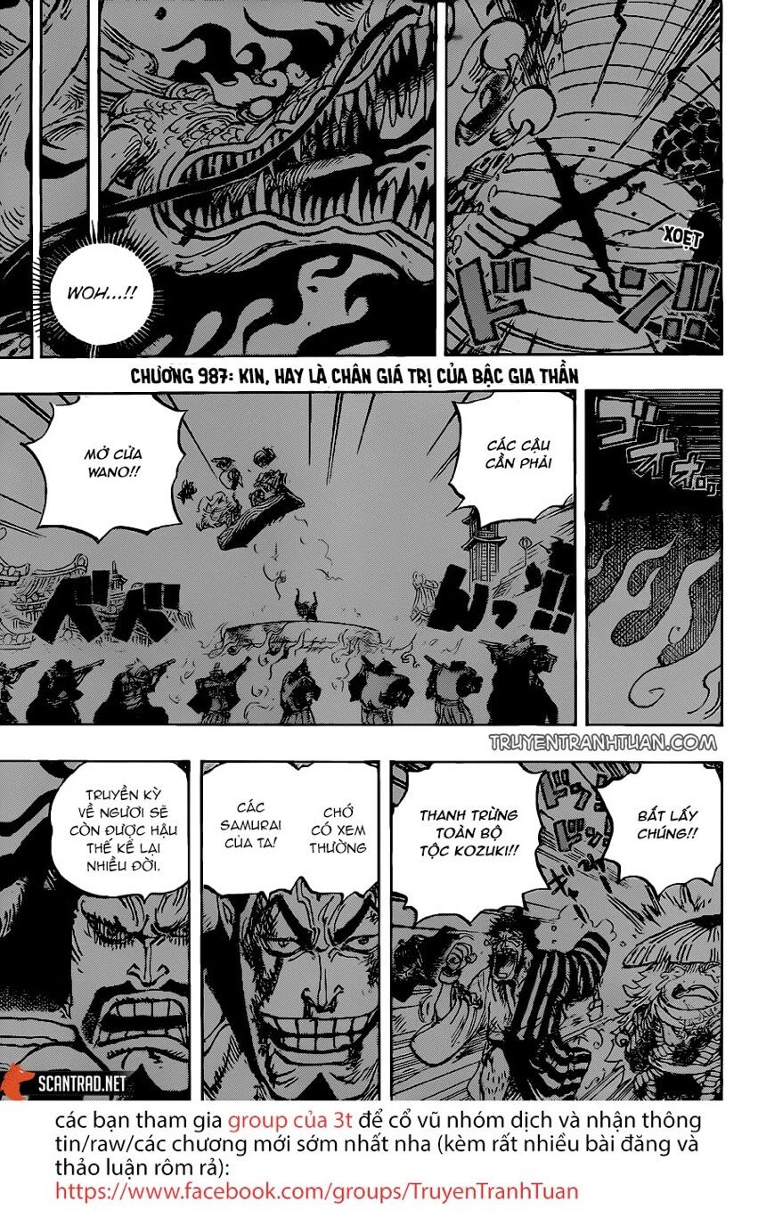 One Piece Chapter 987 - Trang 2