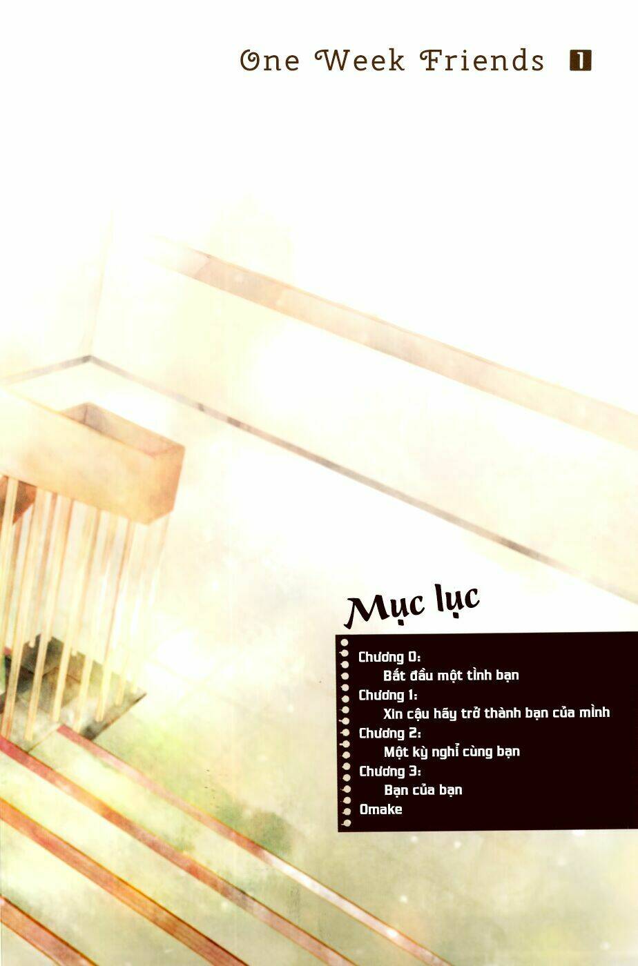 One Week Friends Chapter 0 - Trang 2