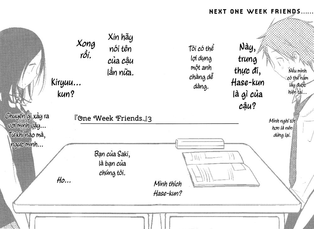One Week Friends Chapter 8 - Trang 2