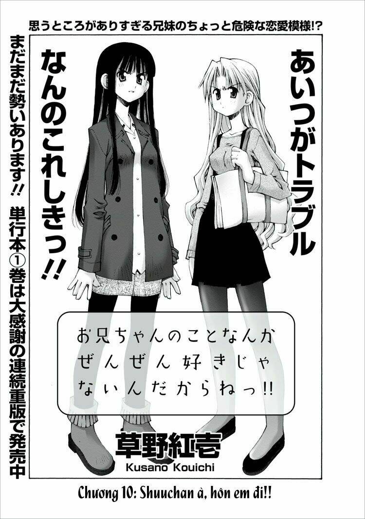 Oniichan No Koto Nanka Zenzen Suki Ja Nai N Da Kara Ne!! Chapter 10 - Trang 2