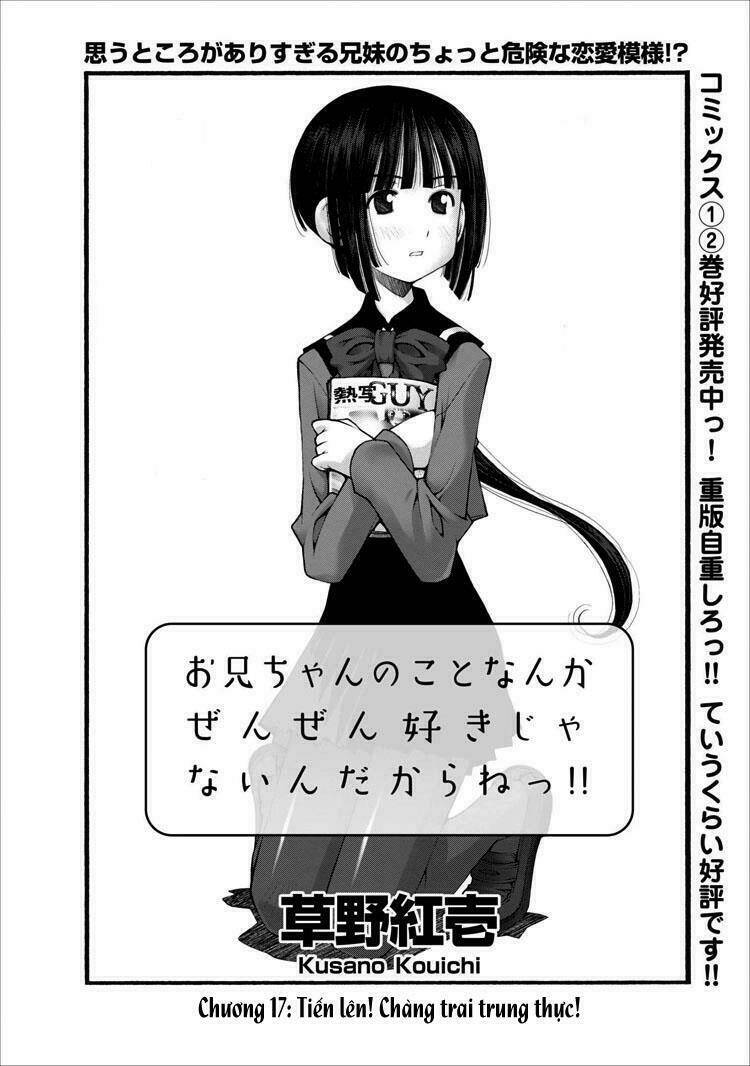 Oniichan No Koto Nanka Zenzen Suki Ja Nai N Da Kara Ne!! Chapter 17 - Trang 2
